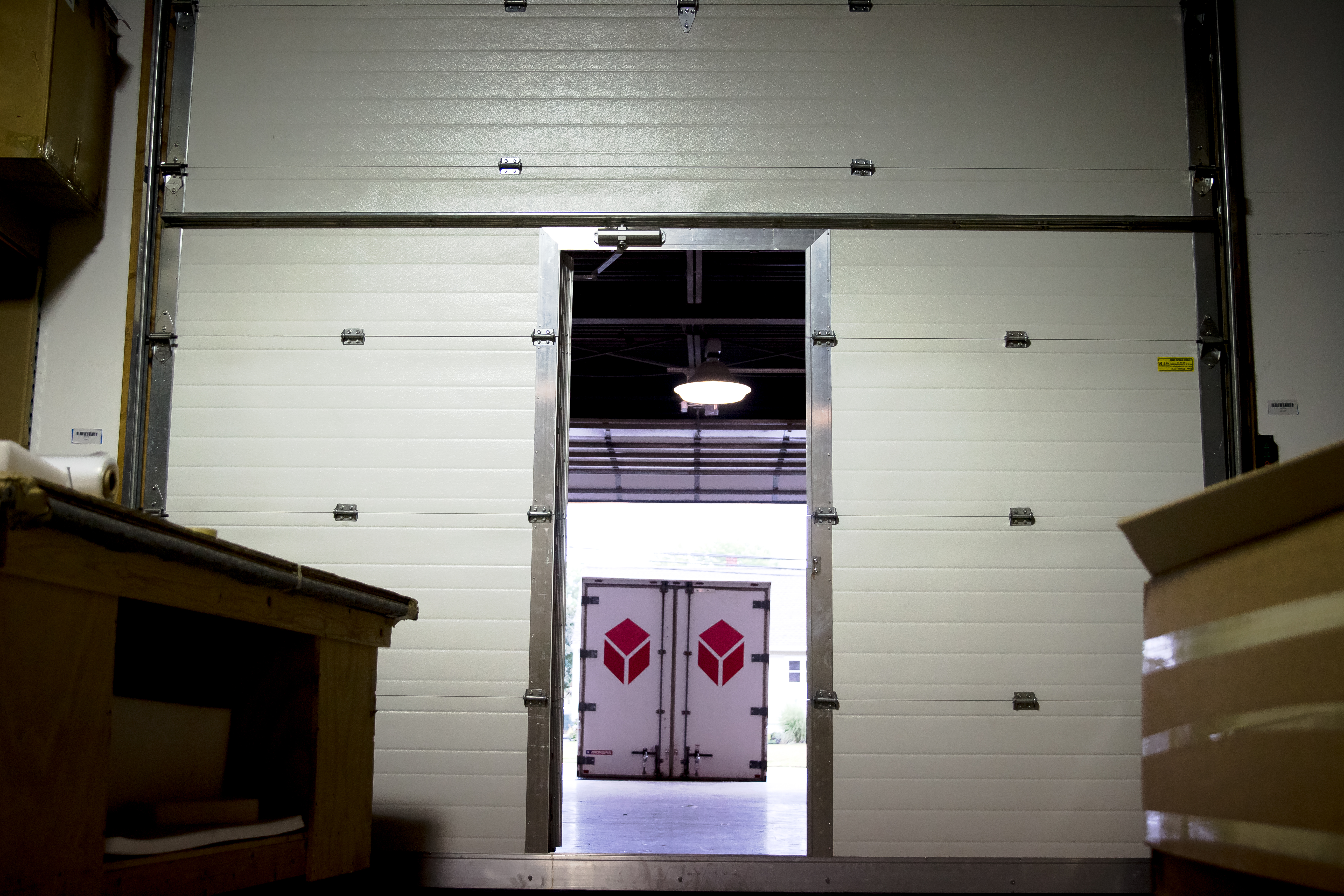 Truck Through Door